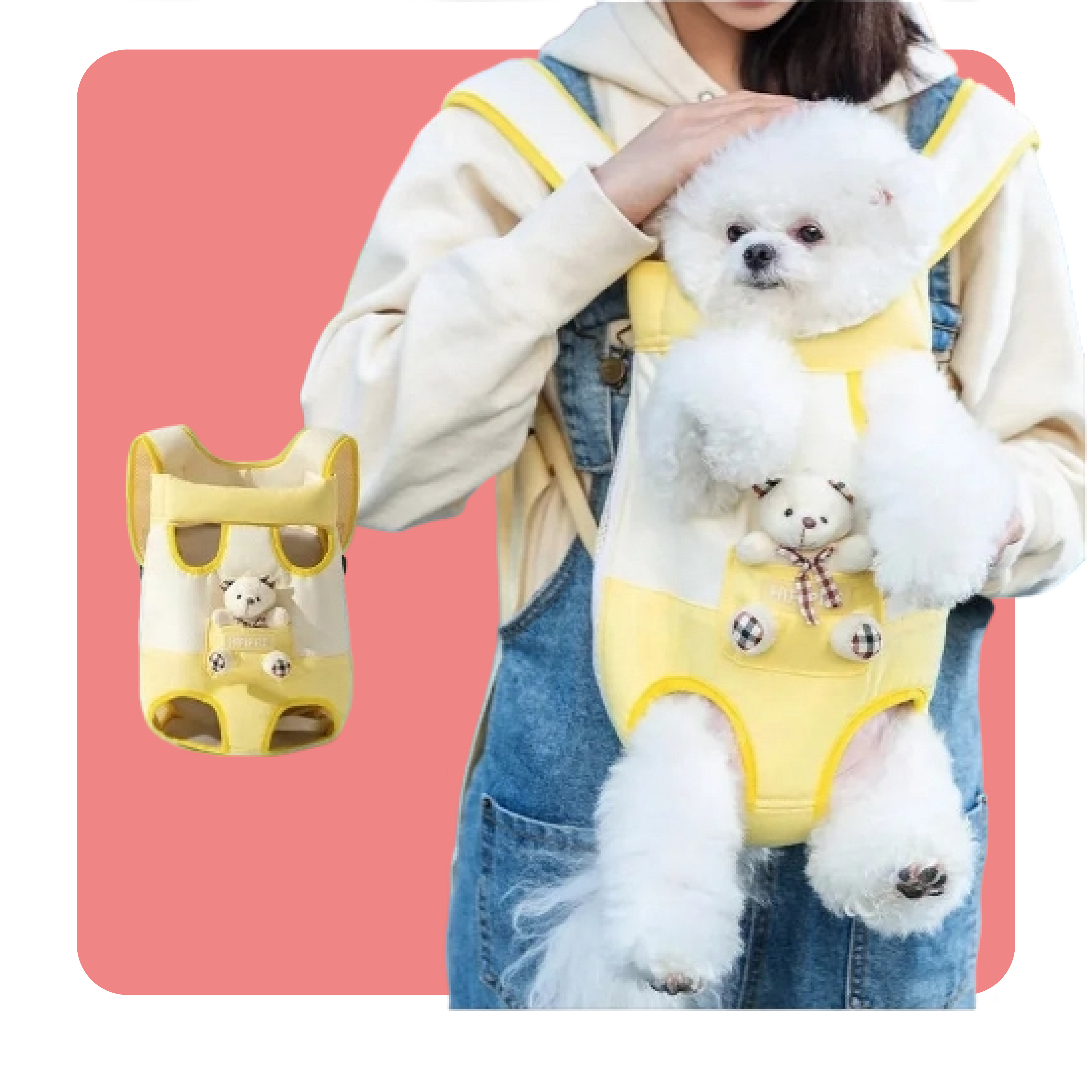 Hands-Free Chest Carrier for Pets 🐶