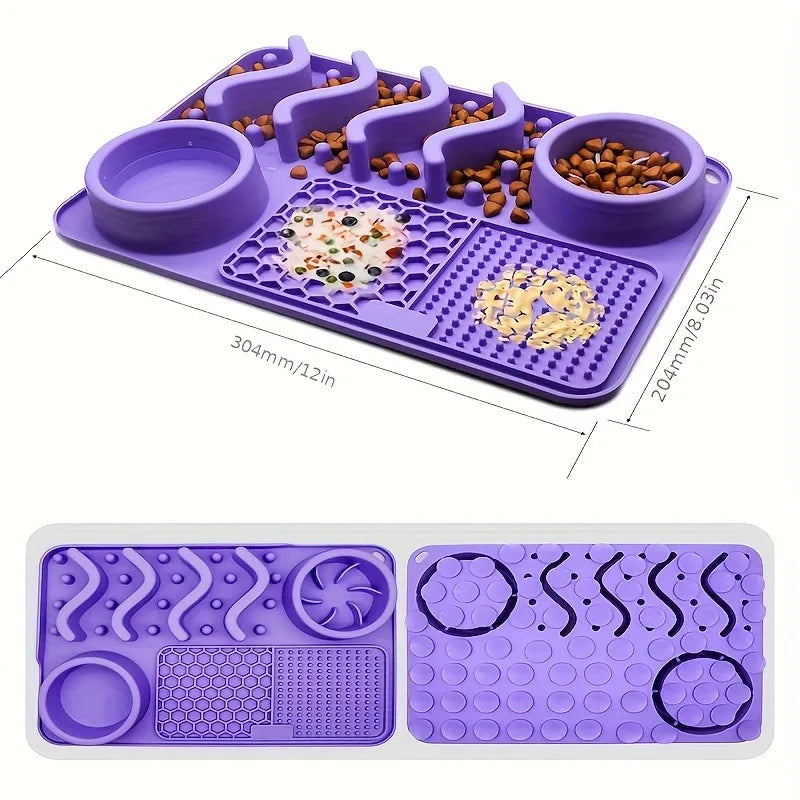 Dog Anxiety Solution 🐶🧡 — Dog Anxiety Relief & Slow Feeding Mat