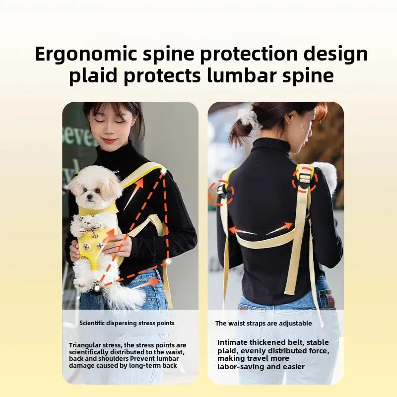 Hands-Free Chest Carrier for Pets 🐶
