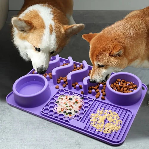 Dog Anxiety Solution 🐶🧡 — Dog Anxiety Relief & Slow Feeding Mat