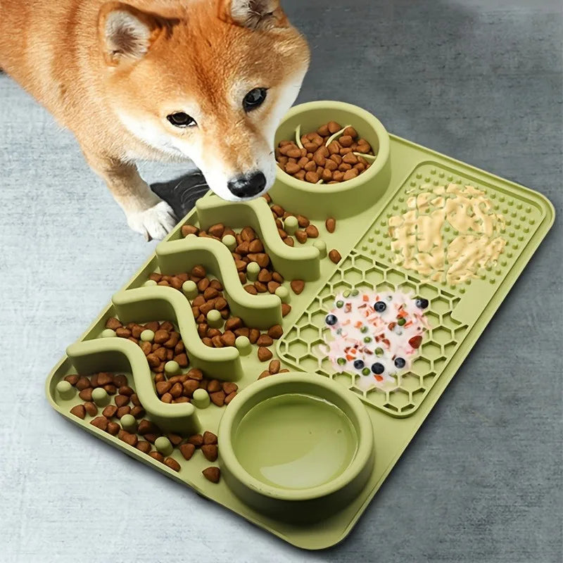 Dog Anxiety Solution 🐶🧡 — Dog Anxiety Relief & Slow Feeding Mat